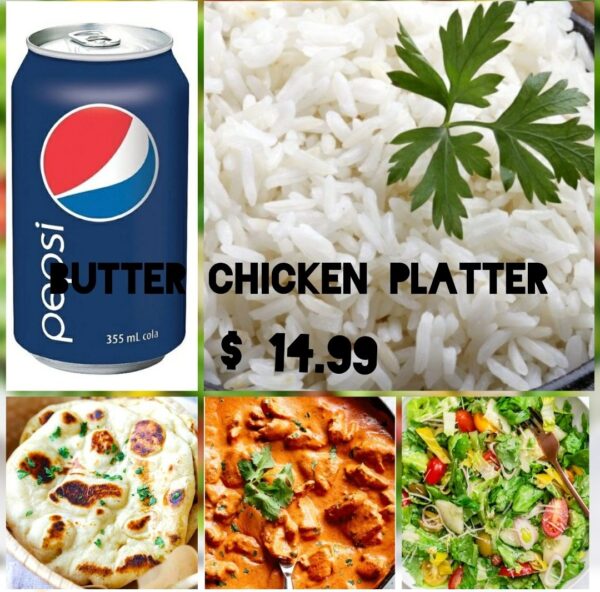 Butter Chicken Platter Lunch Box